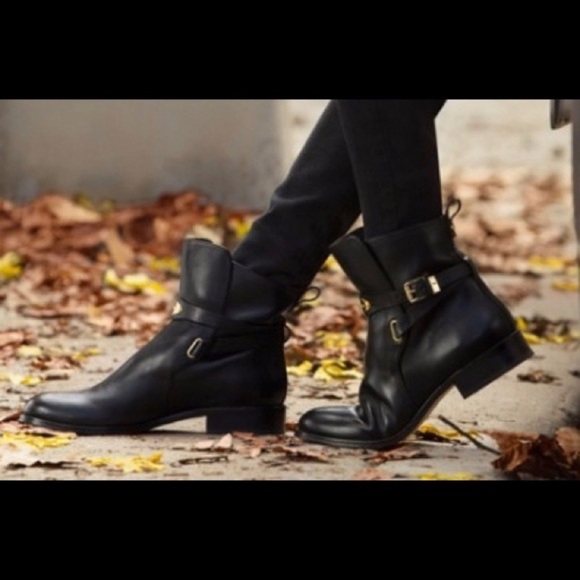 Last 1! MICHAEL KORS Fall Arley Golden Buckle Boot - Picture 2 of 8